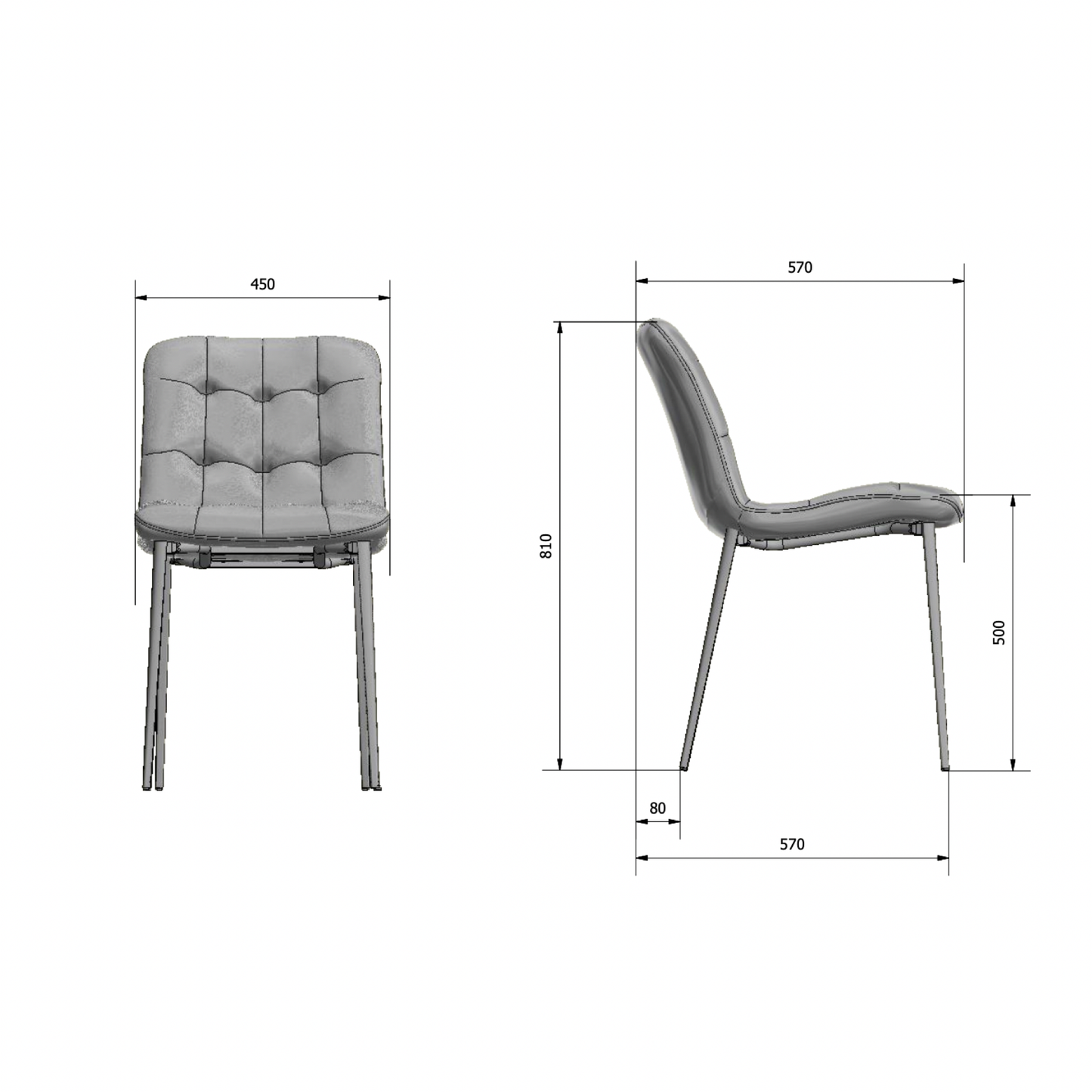 Chaise Kuga Slim