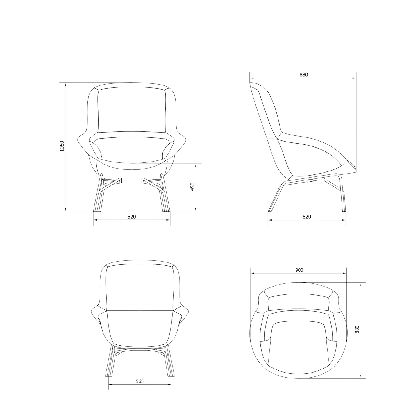 Fauteuil Long Island