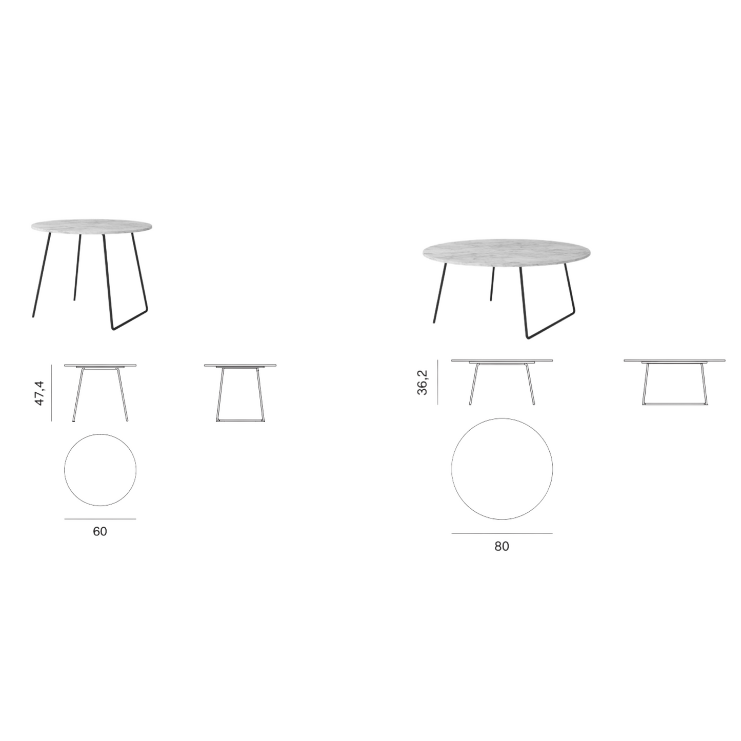 Table basse Orbis